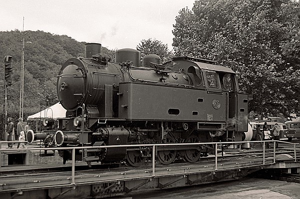 Foto:: Lok 5 Hespertalbahn / Bochum / 23.08.1980 (Foto,Fotos,Bilder,Bild,)