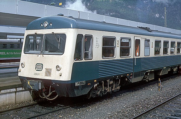 Foto:: DB 628 018-4 / Garmisch-Partenkirchen / 11.09.1980 (Foto,Fotos,Bilder,Bild,)