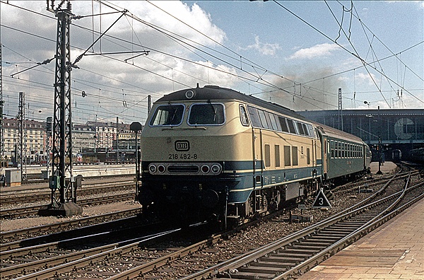 Foto:: DB 218 482-8 / Muenchen / 13.09.1980 (Foto,Fotos,Bilder,Bild,)