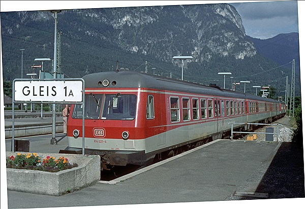 Foto:: DB 614 021-4 / Garmisch-Partenkirchen / 14.09.1980 (Foto,Fotos,Bilder,Bild,)