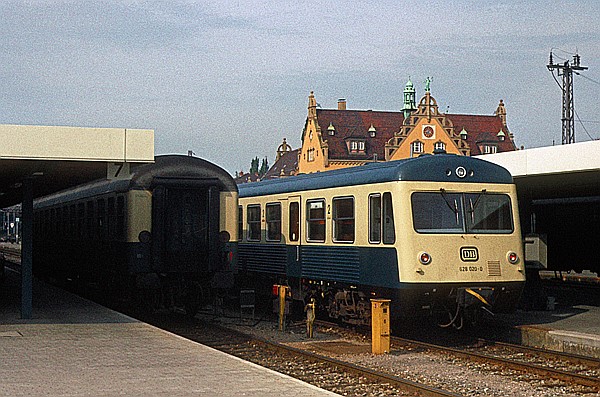 Foto:: DB 628 020-0 / Lindau / 17.09.1980 (Foto,Fotos,Bilder,Bild,)