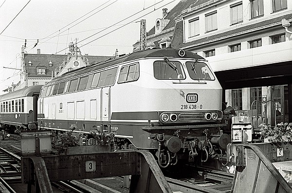 Foto:: DB 218 438-0 / Lindau / 17.09.1980 (Foto,Fotos,Bilder,Bild,)