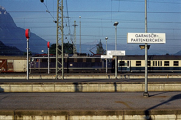 Foto:: DB 110 391-0 / Garmisch-Partenkirchen / 19.09.1980 (Foto,Fotos,Bilder,Bild,)