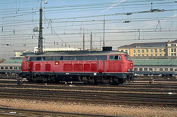Foto:: DB 210 001-4 / Muenchen / 19.09.1980 (Foto,Fotos,Bilder,Bild,)