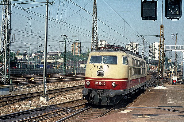 Foto:: DB 103 164-0 / Stuttgart / 19.09.1980 (Foto,Fotos,Bilder,Bild,)