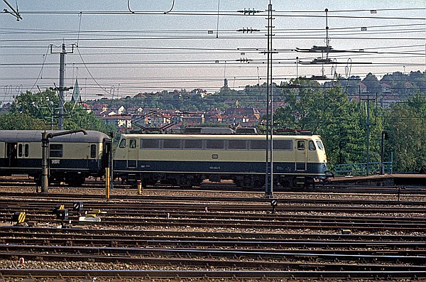 Foto:: DB 110 / Stuttgart / 19.09.1980 (Foto,Fotos,Bilder,Bild,)