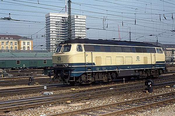 Foto:: DB 218 400-0 / Muenchen / 22.09.1980 (Foto,Fotos,Bilder,Bild,)