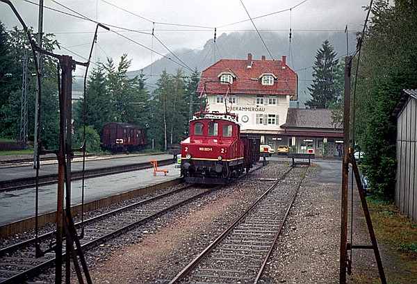 Foto:: DB 169 003-1 / Oberammergau / 23.09.1980 (Foto,Fotos,Bilder,Bild,)