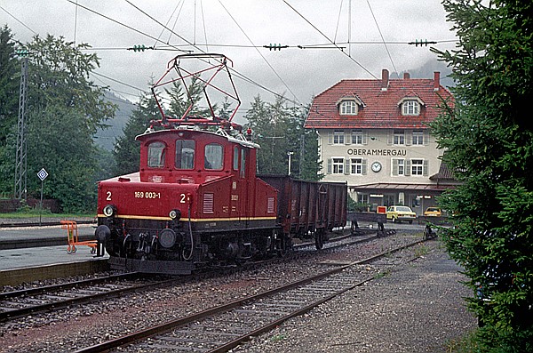 Foto:: DB 169 003-1 / Oberammergau / 23.09.1980 (Foto,Fotos,Bilder,Bild,)