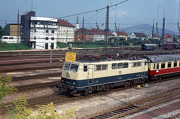 Foto:: DB 111 034-5 / Freilassing / 27.09.1980 (Foto,Fotos,Bilder,Bild,)