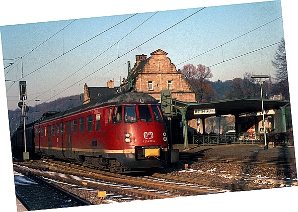 Foto:: DB 430 423-4 / Wetter / Dezember 1980 (Foto,Fotos,Bilder,Bild,)