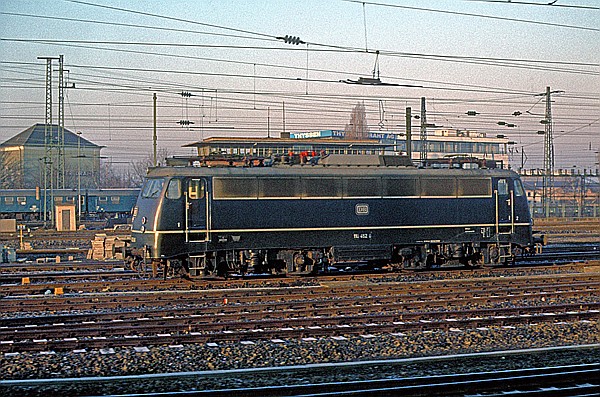 Foto:: DB 110 452-0 / Hamm / 01.02.1981 (Foto,Fotos,Bilder,Bild,)
