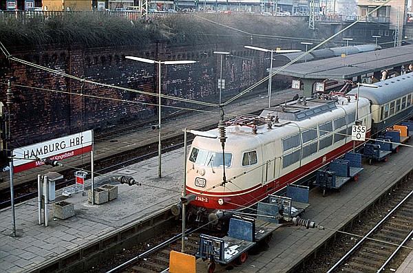 Foto:: DB 103 243-3 / Hamburg / 15.02.1981 (Foto,Fotos,Bilder,Bild,)