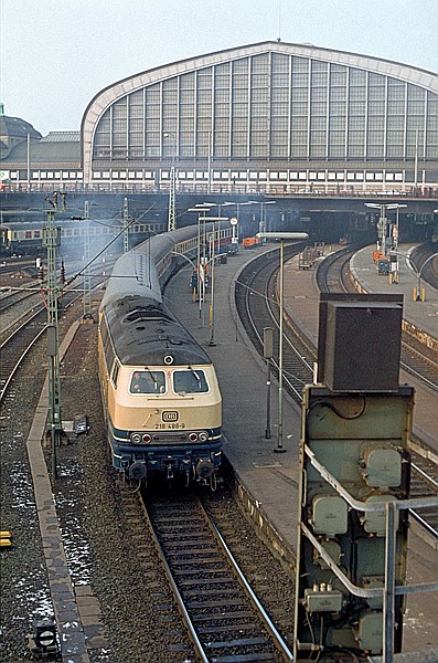 Foto:: DB 218 486-9 / Hamburg / 15.02.1981 (Foto,Fotos,Bilder,Bild,)