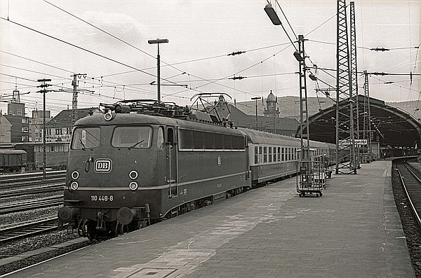 Foto:: DB 110 448-8 / Hagen / 22.02.1981 (Foto,Fotos,Bilder,Bild,)