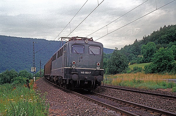 Foto:: DB 140 460-7 / Karlstadt / 03.07.1982 (Foto,Fotos,Bilder,Bild,)