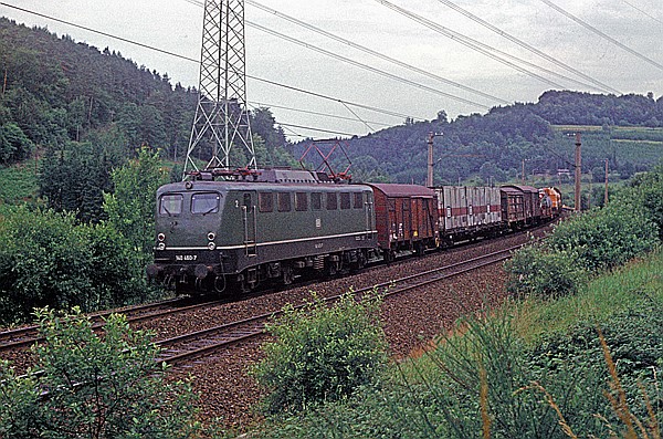 Foto:: DB 140 460-7 / Heigenbruecken / 03.07.1982 (Foto,Fotos,Bilder,Bild,)