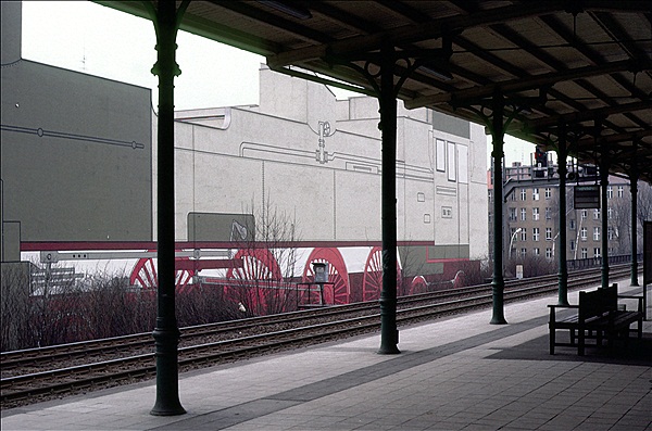 Foto:: S-Bahnhof Savignyplatz / Berlin / 17.03.1984 (Foto,Fotos,Bilder,Bild,)