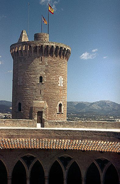 Foto:: Castell de Bellver / Palma / Mai 1984 (Foto,Fotos,Bilder,Bild,)
