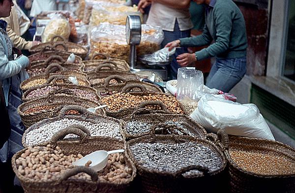 Foto:: Wochenmarkt / Inca / Mai 1984 (Foto,Fotos,Bilder,Bild,)