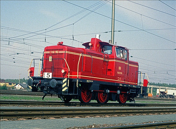 Foto:: DB V 60 150 / Nuernberg / 21.09.1985 (Foto,Fotos,Bilder,Bild,)