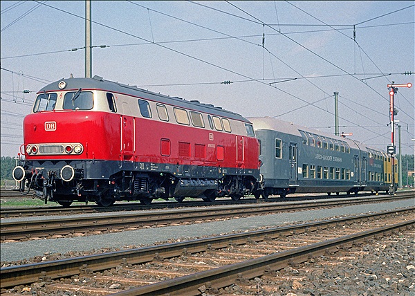 Foto:: DB V 160 003 / Nuernberg / 21.09.1985 (Foto,Fotos,Bilder,Bild,)