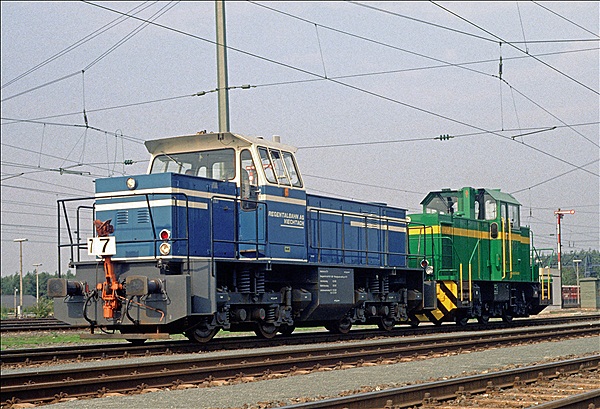 Foto:: Diesellok Regentalbahn / Nuernberg / 21.09.1985 (Foto,Fotos,Bilder,Bild,)