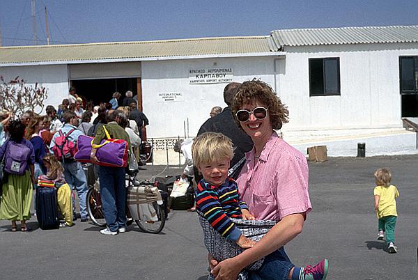 Foto:: Flughafen / Karpathos / 23.05.1990 (Foto,Fotos,Bilder,Bild,)