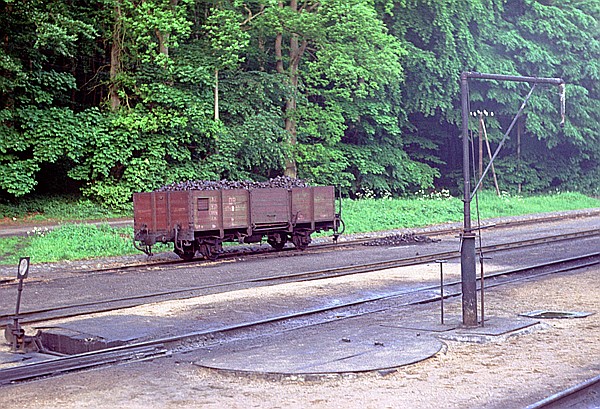 Foto:: Schmalspurgueterwagen / Goehren / 15.06.1991 (Foto,Fotos,Bilder,Bild,)