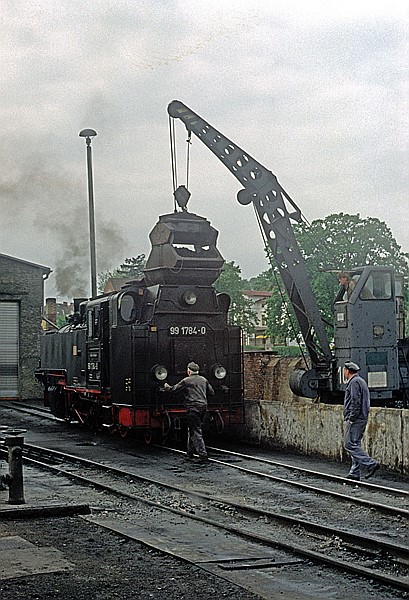 Foto:: DR 99 1784-0 / Putbus / 15.06.1991 (Foto,Fotos,Bilder,Bild,)