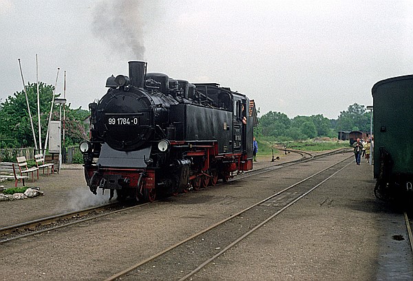Foto:: DR 99 1784-0 / Putbus / 15.06.1991 (Foto,Fotos,Bilder,Bild,)