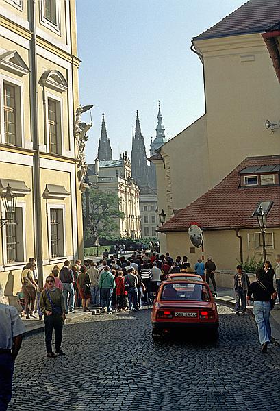 Foto:: Veitsdom / Prag / 08.09.1991 (Foto,Fotos,Bilder,Bild,)