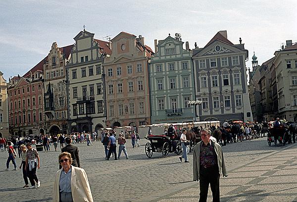 Foto:: Altstaedter Ring / Prag / 08.09.1991 (Foto,Fotos,Bilder,Bild,)