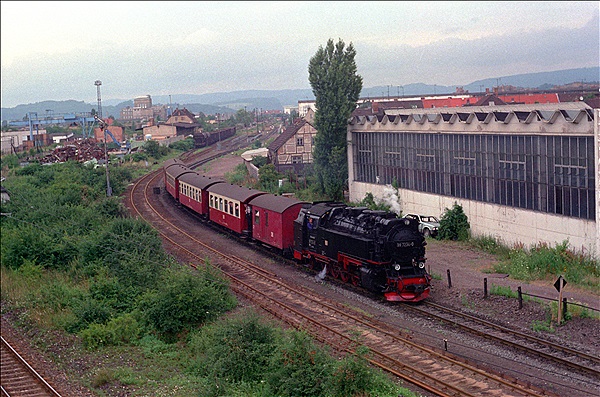 Foto:: DR 99 7234-0 / Nordhausen / 04.07.1992 (Foto,Fotos,Bilder,Bild,)