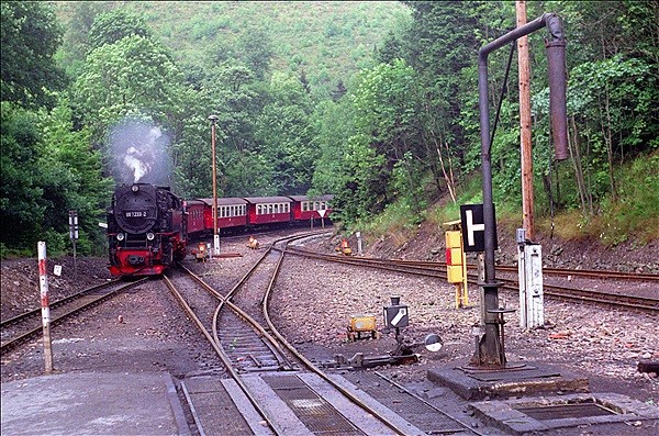 Foto:: DR 99 7233-2 / Eisfelder Talmuehle / 04.07.1992 (Foto,Fotos,Bilder,Bild,)
