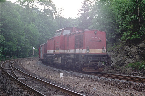 Foto:: DR 199 870-7 / Eisfelder Talmuehle / 04.07.1992 (Foto,Fotos,Bilder,Bild,)
