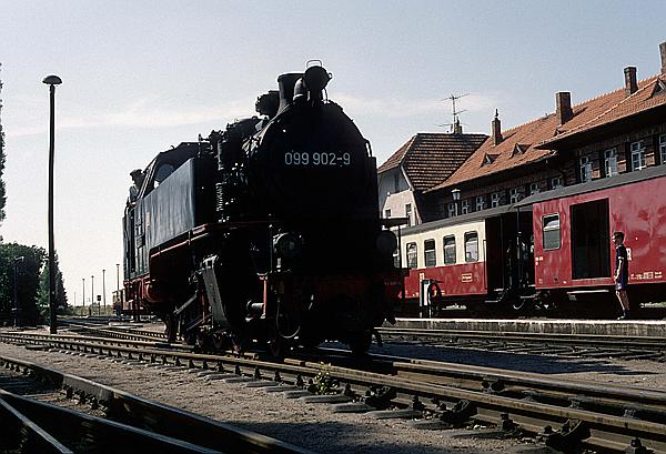 Foto:: DR 099 902-9 / Kuehlungsborn-West / 26.06.1993 (Foto,Fotos,Bilder,Bild,)