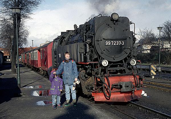 Foto:: DR 99 7237-3 / Wernigerode / 20.03.1994 (Foto,Fotos,Bilder,Bild,)