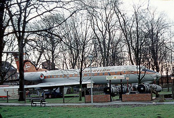 Foto:: Interflug Tu-134 / Oschersleben / 20.03.1994 (Foto,Fotos,Bilder,Bild,)