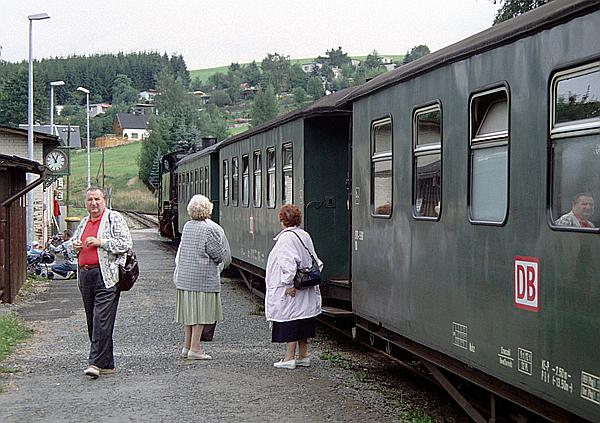 Foto:: DB 099 737-9 / Oberwiesenthal - Cranzahl / 27.08.1994 (Foto,Fotos,Bilder,Bild,)