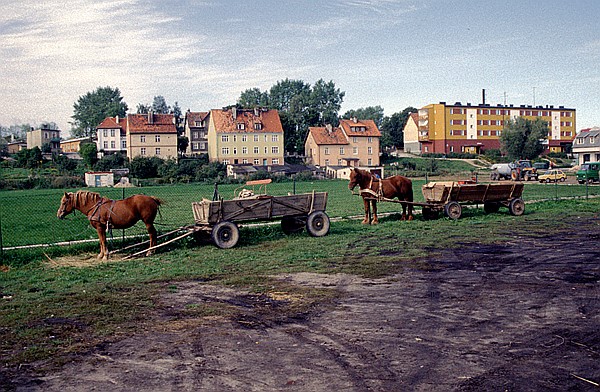 Foto:: Wochenmarkt / Mragowo / September 1994 (Foto,Fotos,Bilder,Bild,)