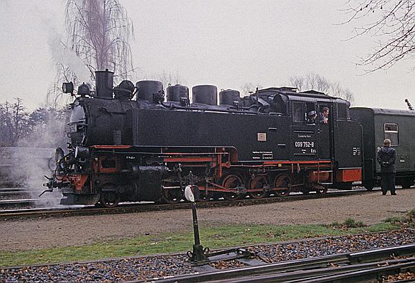 Foto:: DB 099 752-8 / Radeburg / 11.12.1994 (Foto,Fotos,Bilder,Bild,)