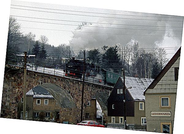 Foto:: DB 099 736-1 / Schmiedeberg / 06.01.1996 (Foto,Fotos,Bilder,Bild,)