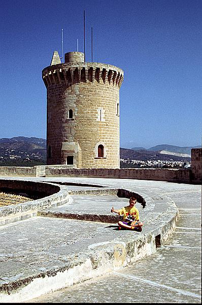 Foto:: Castell de Bellver / Palma de Mallorca / Juli 1998 (Foto,Fotos,Bilder,Bild,)