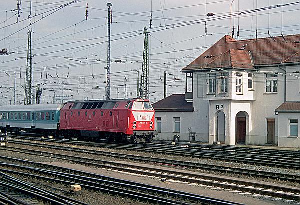Foto:: DB 219 024-7 / Leipzig / 13.03.1999 (Foto,Fotos,Bilder,Bild,)