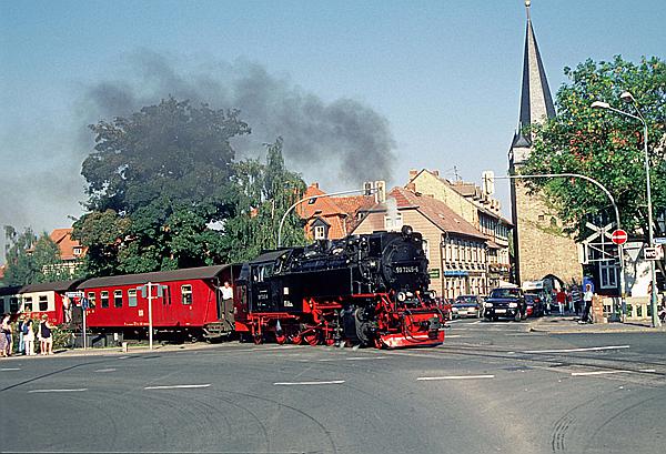 Foto:: DR 99 7245-6 / Wernigerode / 11.09.1999 (Foto,Fotos,Bilder,Bild,)