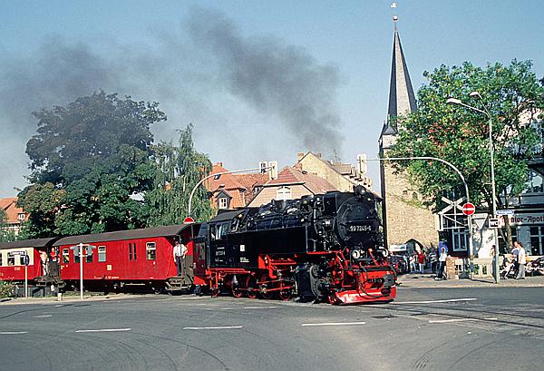 Foto:: DR 99 7245-6 / Wernigerode / 11.09.1999 (Foto,Fotos,Bilder,Bild,)