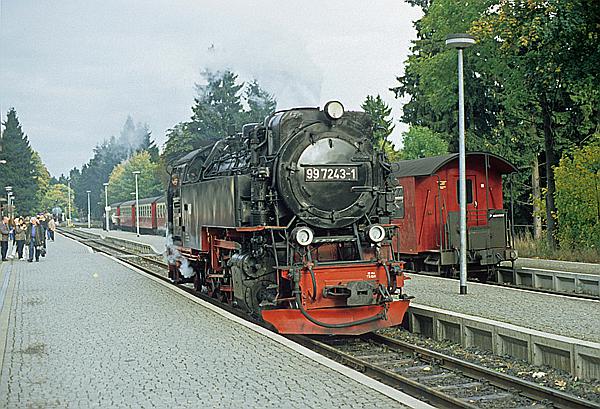 Foto:: DR 99 7243-1 / Drei Annen Hohne / 11.10.2003 (Foto,Fotos,Bilder,Bild,)