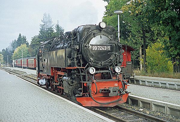 Foto:: DR 99 7243-1 / Drei Annen Hohne / 11.10.2003 (Foto,Fotos,Bilder,Bild,)