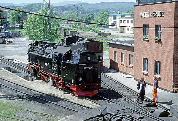 Foto:: DR 99 7234-0 / Wernigerode / 21.05.2004 (Foto,Fotos,Bilder,Bild,)